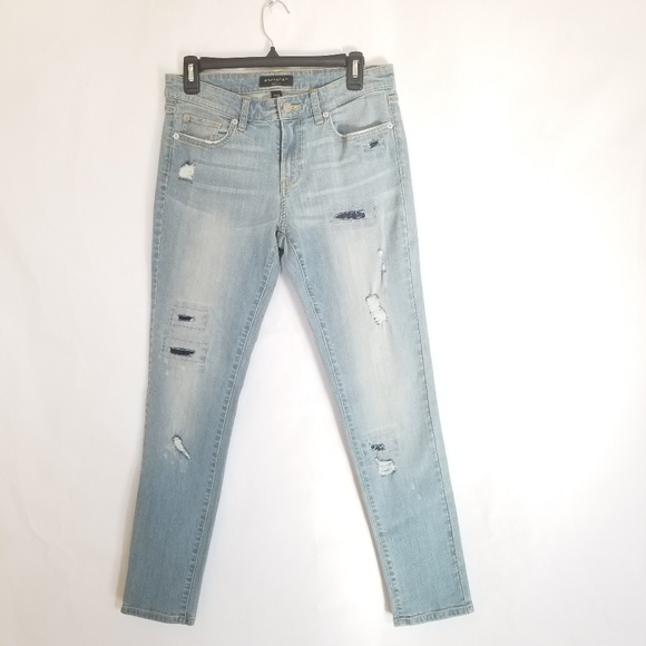Banana Republic Denim - Skinny Fit destroyed light denim jean indigo sz 8